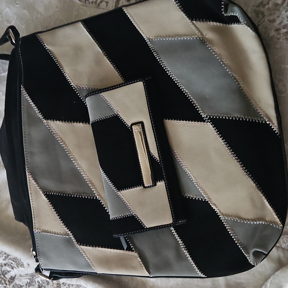 NY & Co.  Hobo Bag and Wallet - Faux Suede feel